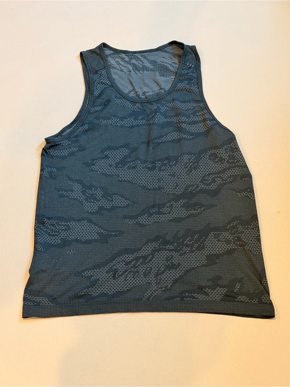 lululemon athletica Men's Athletic Navy Digi Camo Workout Tank